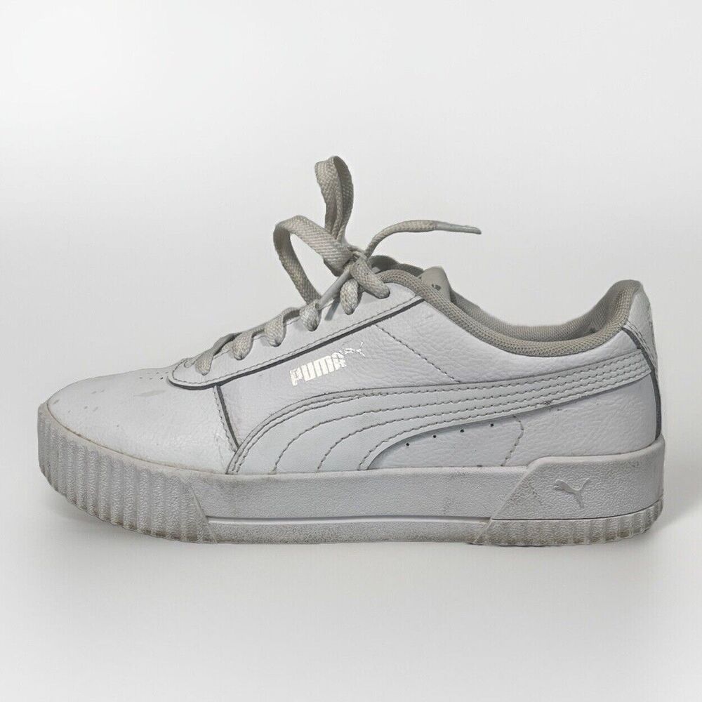Puma Womens Carina White Casual‎ Shoes Sneakers Size US 7 370325-02